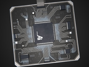 Electronic Circuit PBR 3D Model
