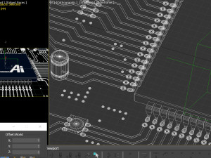 Electronic Circuit PBR 3D Model