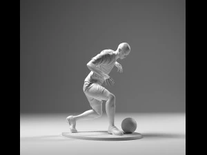 Fu&szlig;ballspieler 04 RiseUp 01 3D Druckmodell