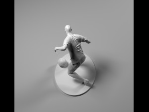 Soccer Player 04 RiseUp 01 Modelo de Impressão 3D