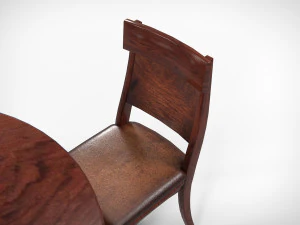 Classical Furniture Set PBR 3D Model