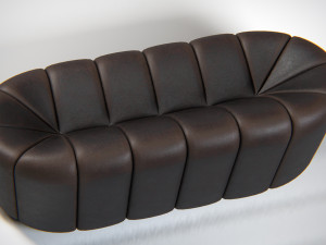 Camomille Sofa PBR Model 3D