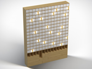 Archive Shelving PBR Modelo 3D