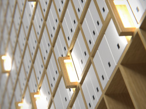 Archive Shelving PBR Modelo 3D