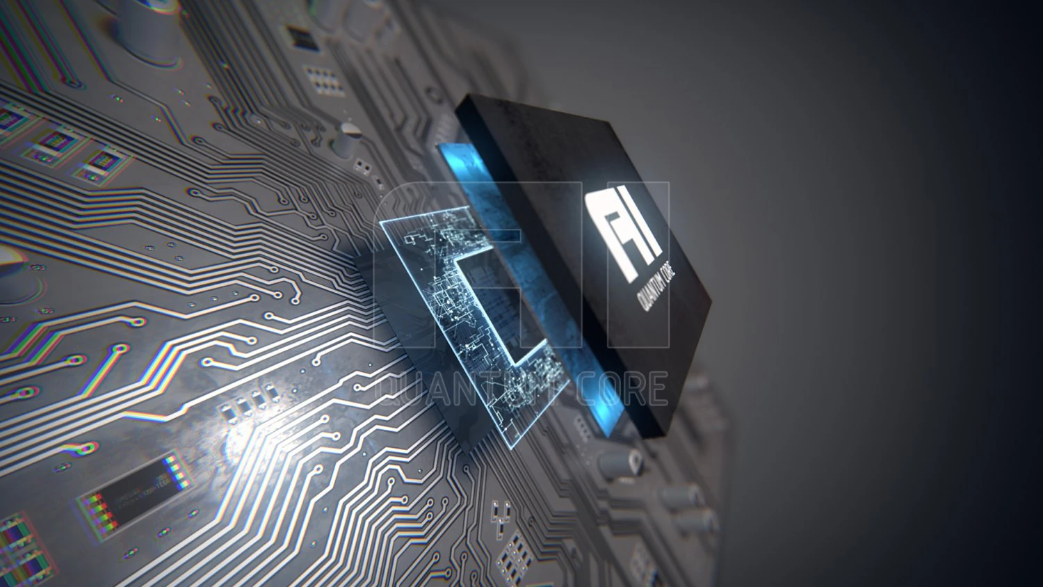 Ai Quantum Core PBR 3D Model .c4d .max .obj .3ds .fbx .stl .blend