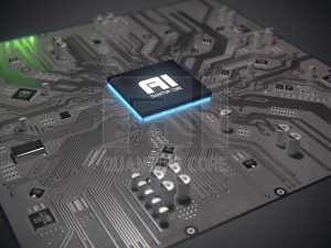 Ai Quantum Core PBR 3D Model