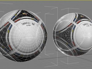 euro 2012 soccer ball 3D Model