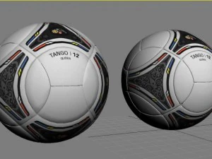 euro 2012 soccer ball 3D Model