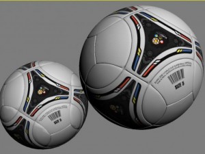 euro 2012 soccer ball 3D Model