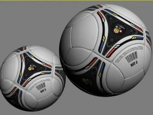 euro 2012 soccer ball 3D Model