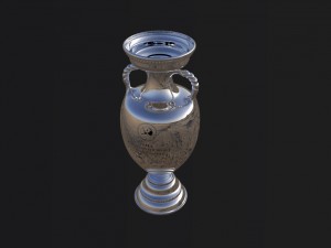 soccer trophy 2016 france 3Dモデル