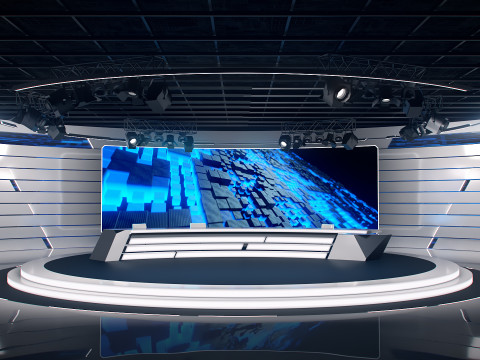 Virtual Studio 35 PBR Model 3D