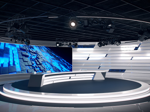 Virtual Studio 35 PBR Model 3D