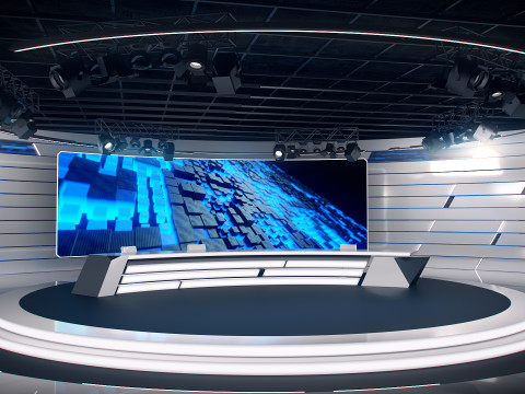 Virtual Studio 35 PBR Model 3D