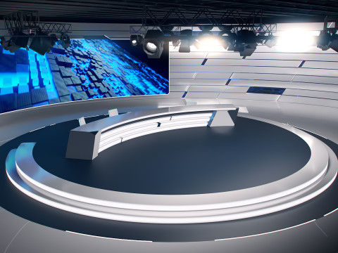 Virtual Studio 35 PBR Model 3D