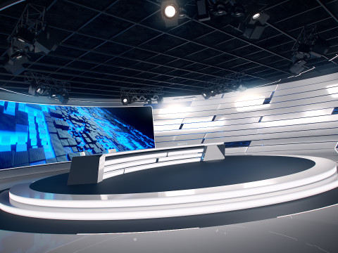Virtual Studio 35 PBR Model 3D
