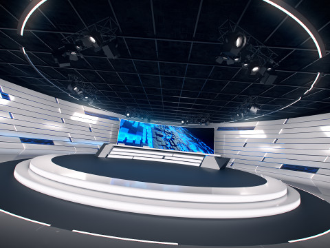 Virtual Studio 35 PBR Model 3D