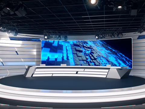 Virtual Studio 35 PBR Model 3D