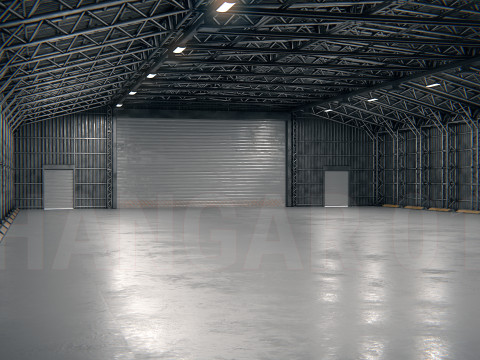 Hangar 01 PBR 3D Model