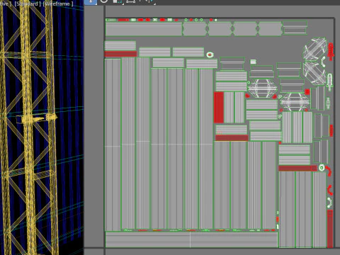 格納庫01 PBR 3Dモデル