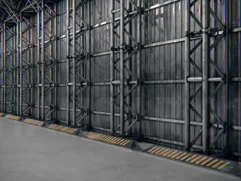 Hangar 01 PBR 3D Model