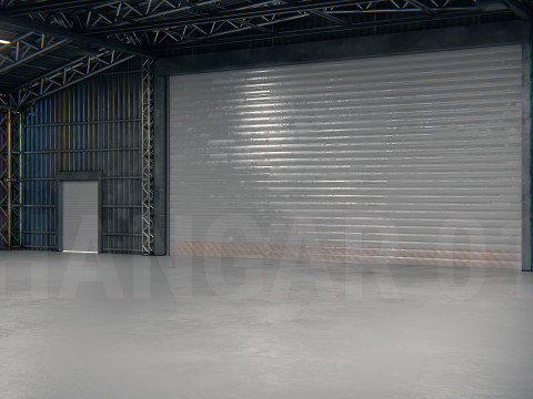 Hangar 01 PBR 3D Model