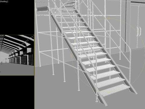 Hangar 02 PBR Modelo 3D