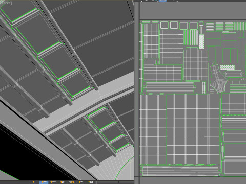 Hangar 02 PBR Modelo 3D