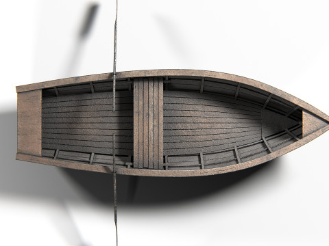 Boat PBR 3D Модель