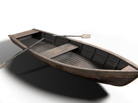 Boat PBR Modèle 3D