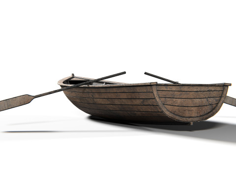 Boat PBR Modèle 3D