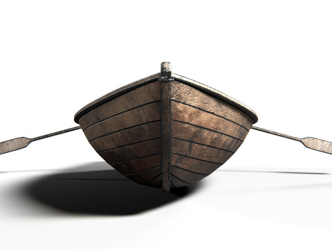 Boat PBR Modèle 3D