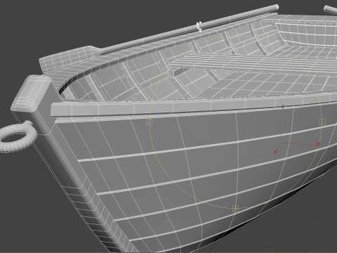 Boat PBR Modèle 3D