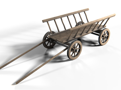 Dray 01 PBR 3D Model
