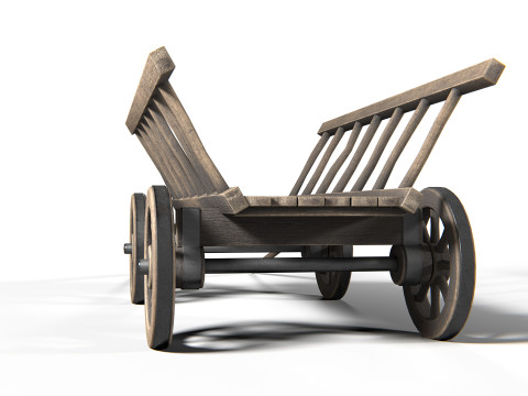 Dray 01 PBR 3D Model