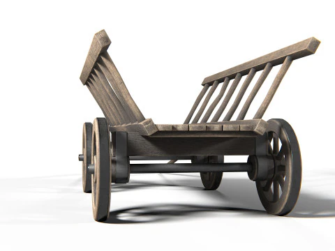 Dray 01 PBR 3D Model