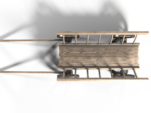 Dray 01 PBR 3D Model