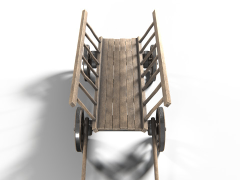 Dray 01 PBR 3D Model