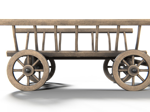 Dray 01 PBR 3D Model