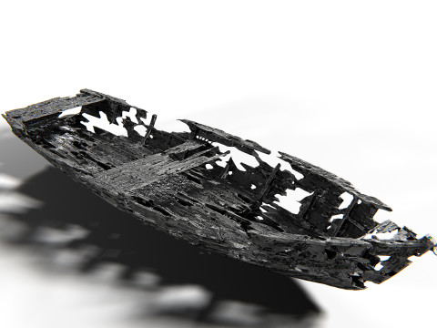 Wooden Broken Boat PBR 3D मॉडल