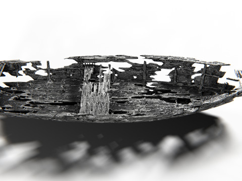 Wooden Broken Boat PBR 3D मॉडल