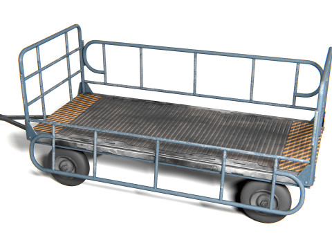 Cart 01 PBR 3D 模型