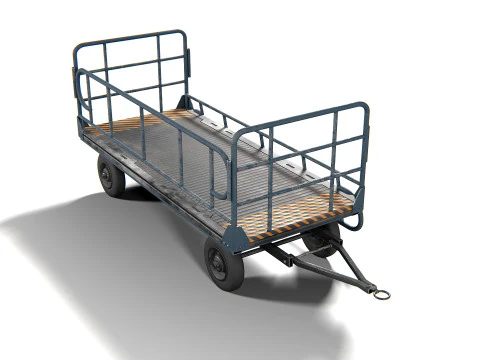 Cart 01 PBR 3D Model
