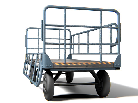 Cart 01 PBR Model 3D