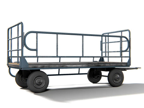 Cart 01 PBR 3D Model