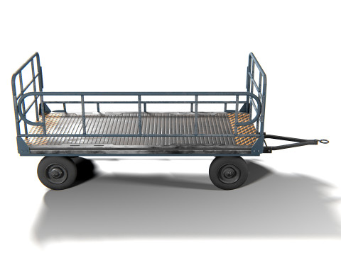 Cart 01 PBR Model 3D