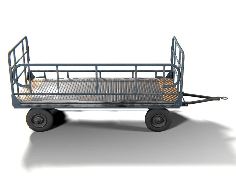 Cart 01 PBR 3D Model