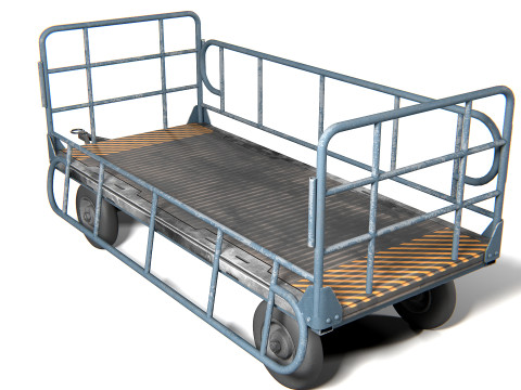 Cart 01 PBR Model 3D