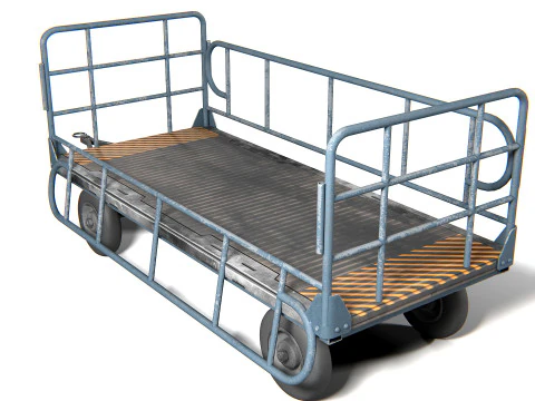 Cart 01 PBR 3D Model