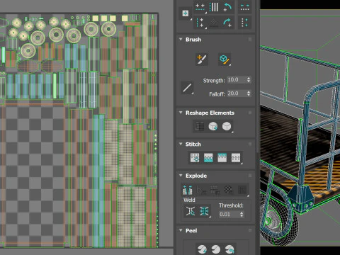 Cart 01 PBR 3D Model